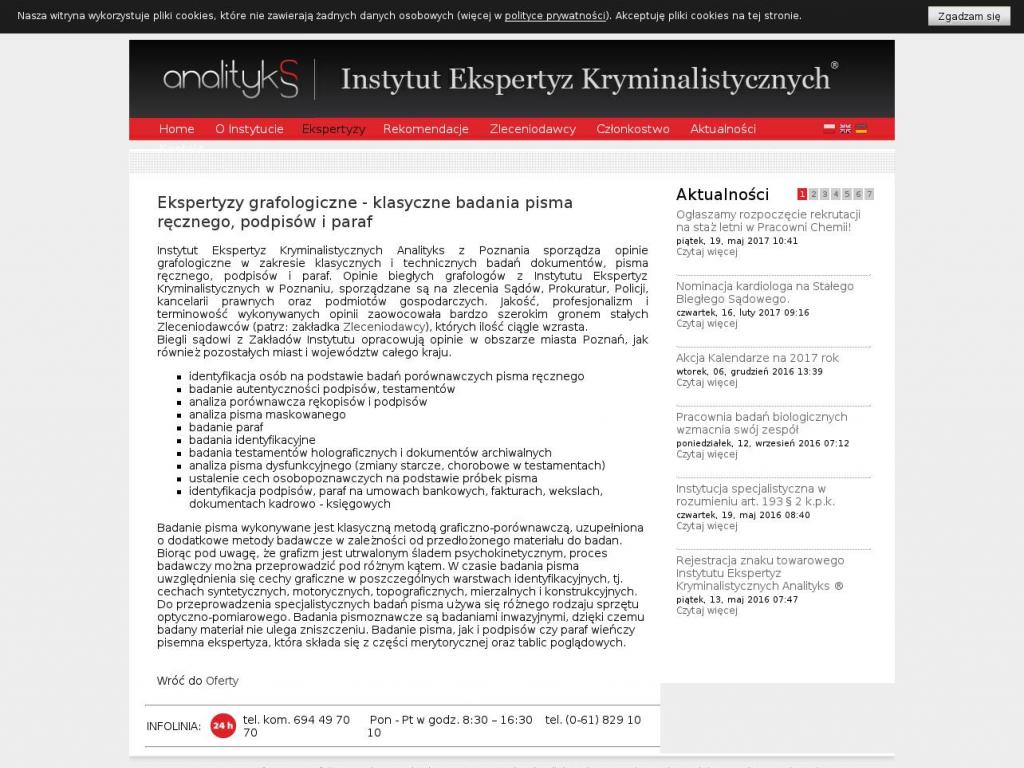 http://www.analityks.com.pl/oferta/oferta/klasyczne-badania-dokumentow-pisma-recznego-i-podpisow