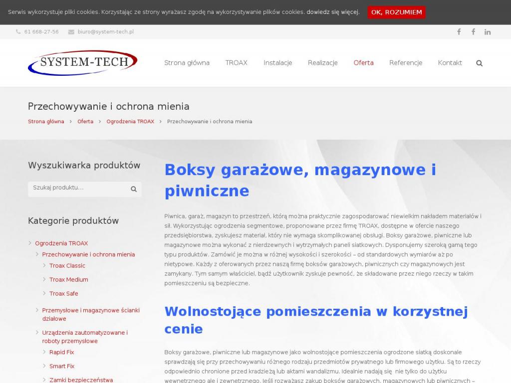 http://www.system-tech.com.pl/kategoria/ogrodzenia-troax/boksy-magazynowe/