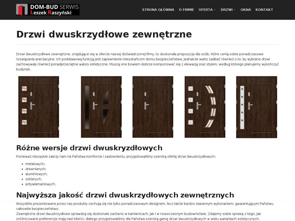 http://drzwiwloskie.pl/drzwi-zewnetrzne-wejsciowe/dwuskrzydlowe/